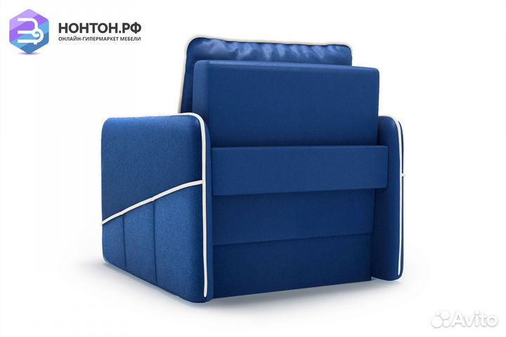 Кресло еврокнижка Энерджи темно-синее