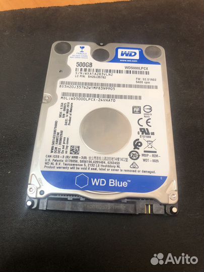Жесткий диск для ноутбука 500 гб