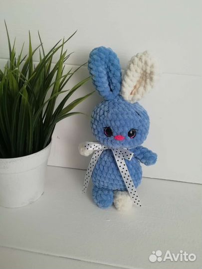 Мягкая игрушка заяц ручная работа