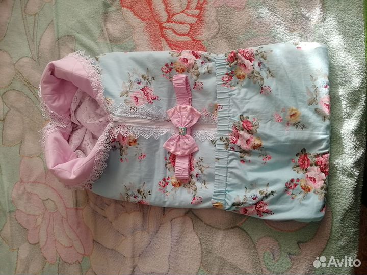 Конверт на выписку для девочки трансформер