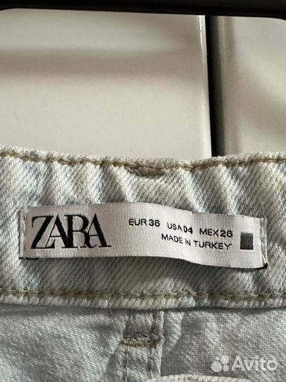 Джинсы zara 36