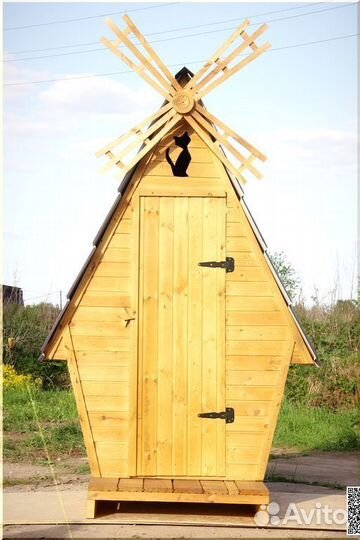 Дачный туалет с установкой ART132