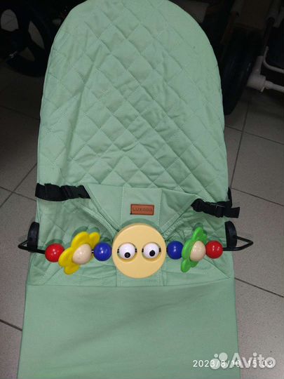 Новый шезлонг Luxmom мятный