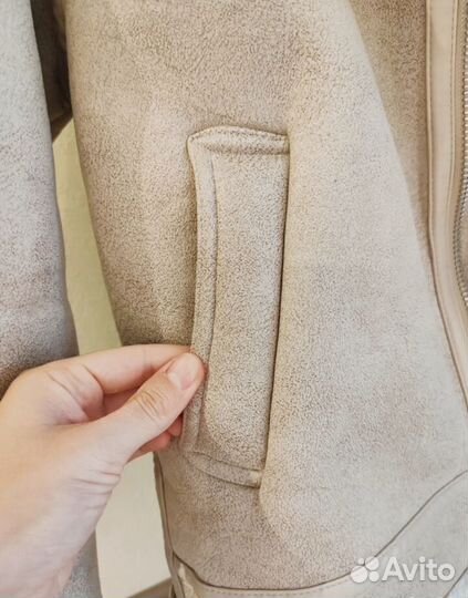 Дубленка авиатор женская