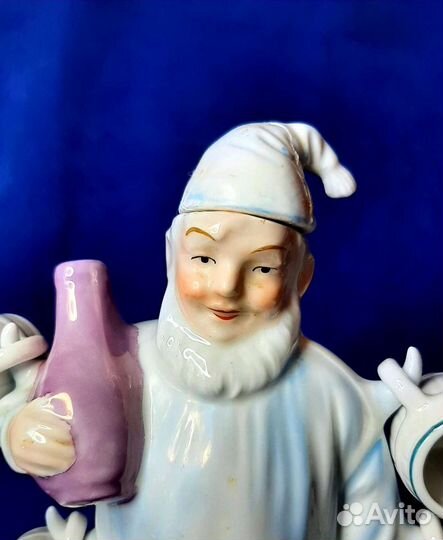 Графин/штоф Гном фарфоровый винтаж