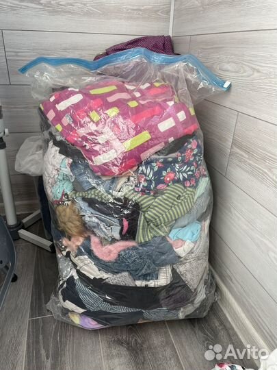 Мешок с одеждой для деыочки от 5-10 лет