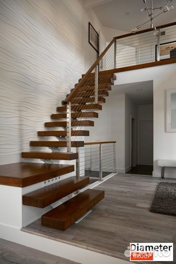 Роскошная лестница под ключ