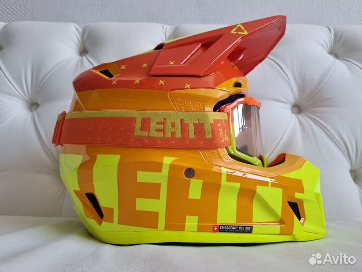 Шлем Citrus Leatt helmet KIT moto 7.5 + очки