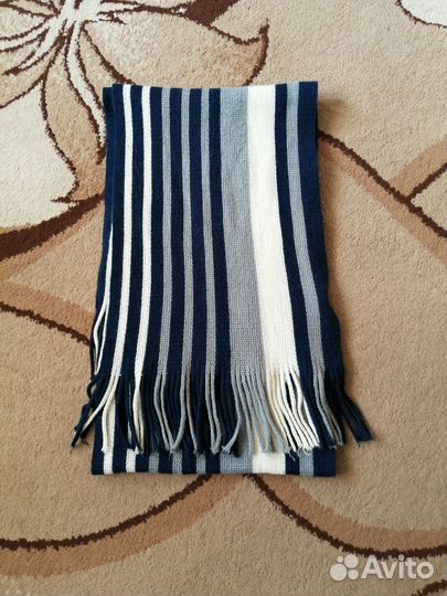 Мужской шарф тёплый б/у