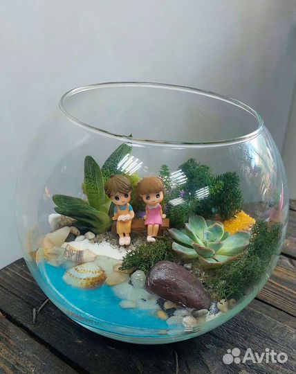 Флорариум с суккулентами