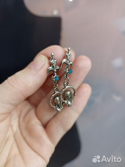 Серьги серёжки разные