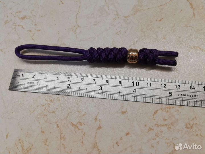 Темляк (брелок) из паракорда для ножей и ключей