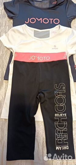 Футболки, лосины Jomoto для девочки, р. 146