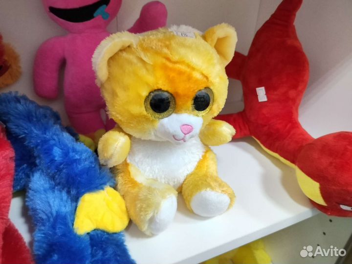 Мягкая игрушка Котенок с большими глазами