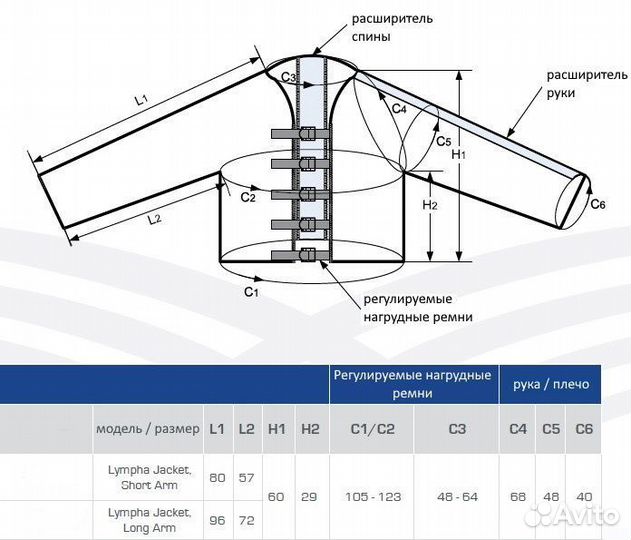 Lympha Press Jacket куртка 12 камер для аппарата