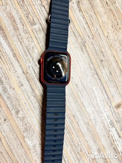 Часы apple watch 6 44 mm red