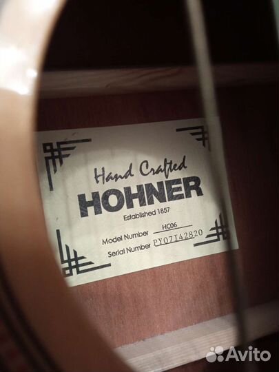 Гитара классическая Hohner HC06