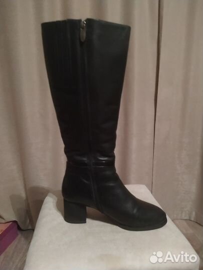 Зимние женские сапоги 38 натуральная кожа