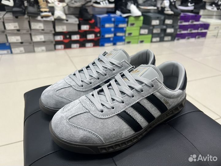 Adidas мужские кроссовки Hamburg Grey