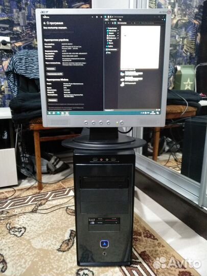 Системный блок + монитор