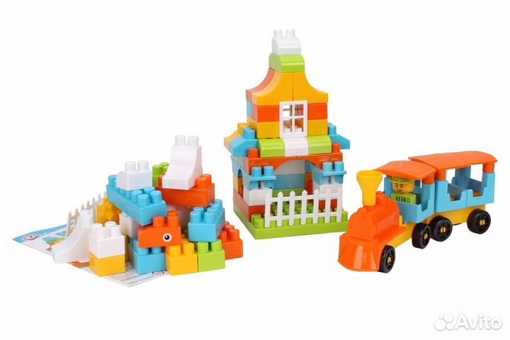 Конструктор из 90 деталей в пакете, 6542