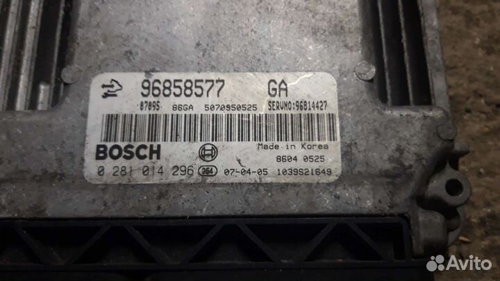 Блок управления двигателем Шевроле Каптива С100