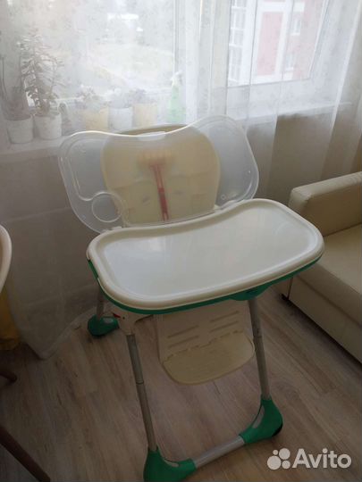 Стульчик для кормления chicco polly