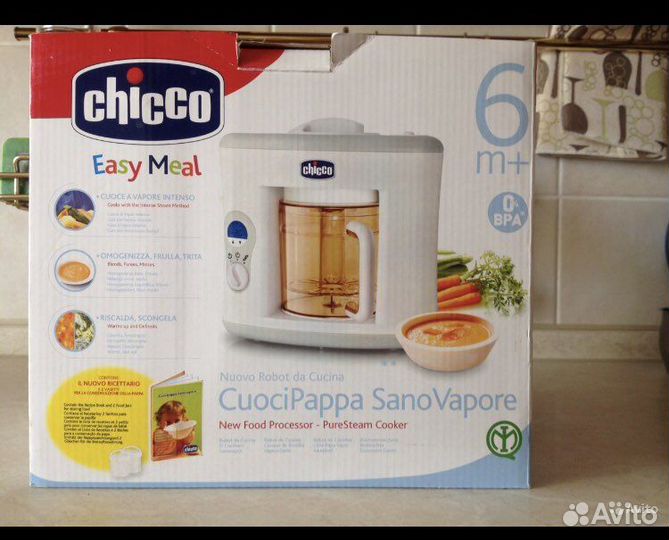 Пароварка блендер chicco