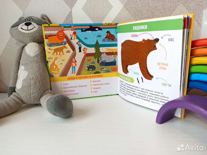 Детская книжка Clever найди и покажи