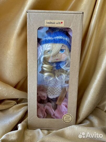 Коллекционная кукла ручной работы hand made винтаж