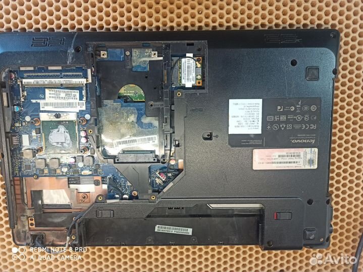 Ноутбук lenovo g570 корпус разбор