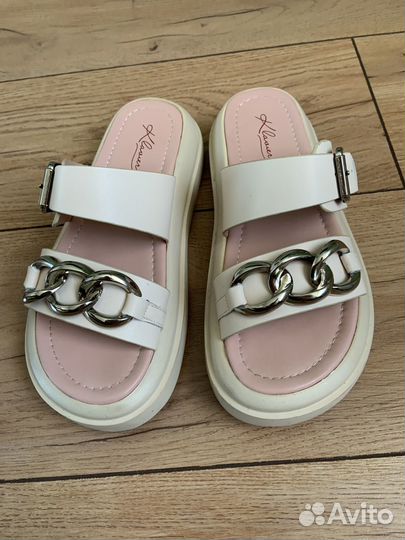 Пантолеты/сандали женские натуральная кожа 38 р