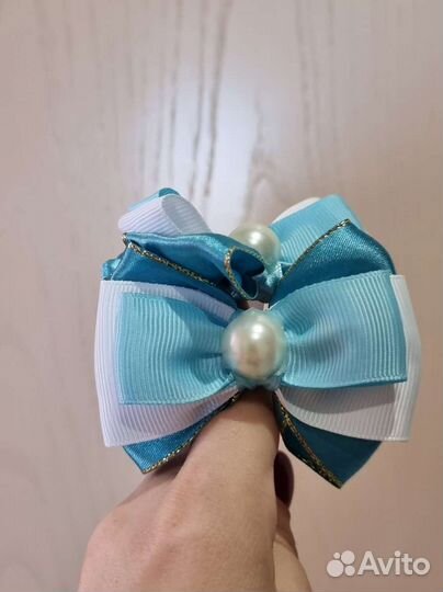 Бантики для волос на резинке