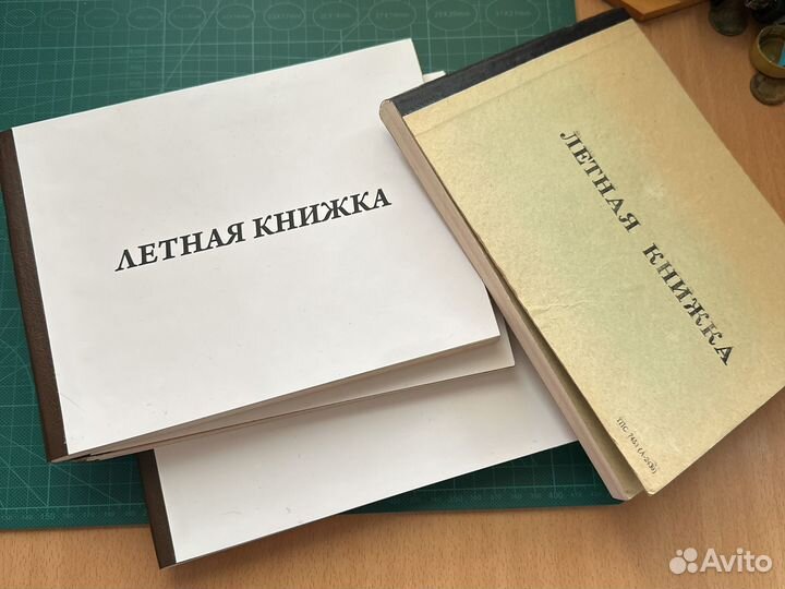 Летные книжки чистые
