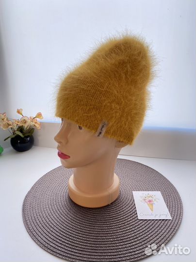 Шапки бини пух норки в наличии