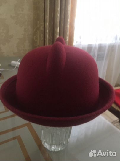 Шляпа молодежная фетровая