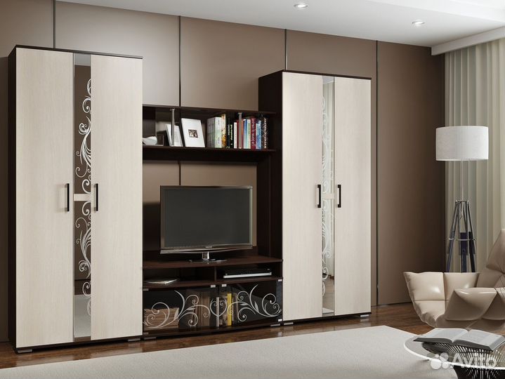 Стенка в гостиную, гостиная