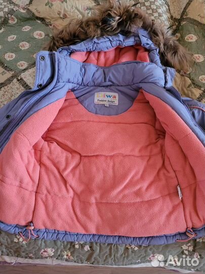 Зимний костюм для девочки 98