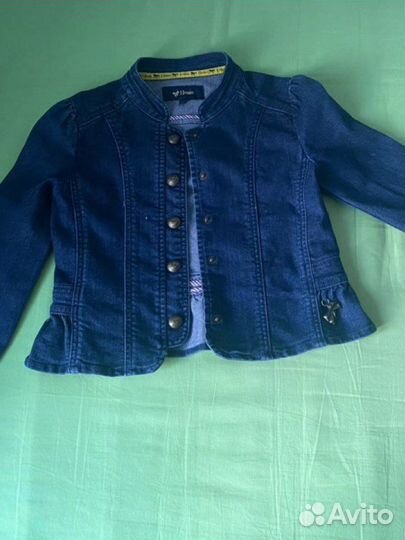 Куртка джинсовая для девочки 7 лет
