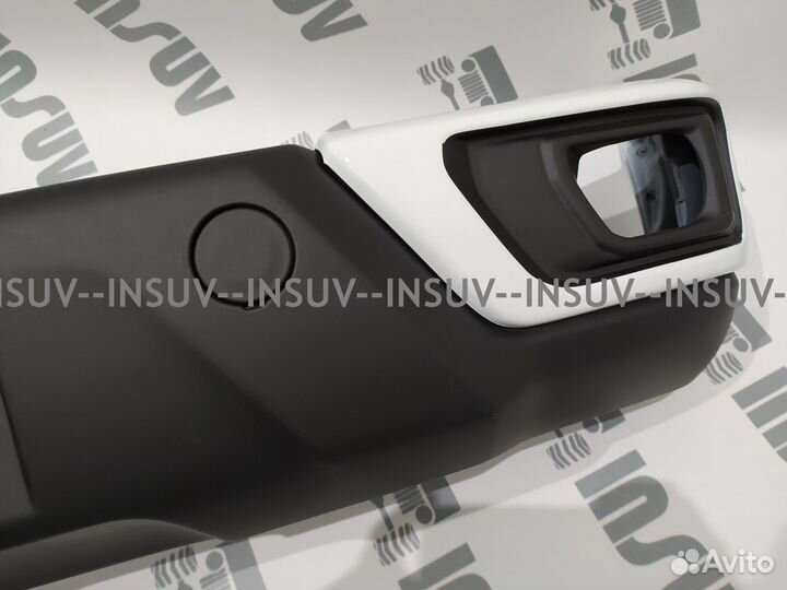 Бампер Нива Урбан передний под птф окрашенный