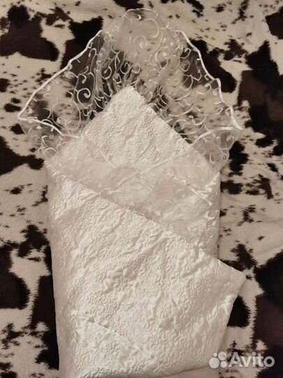 Одеяло-конверт на выписку новорожденного