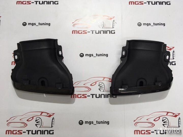 Насадки на выхлоп 63S Black на E-Class W213