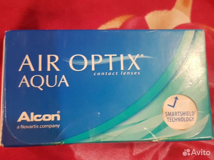 Линзы контактные air optix aqua