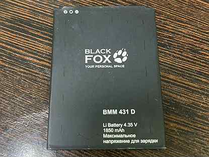 Аккумулятор BlackFox BMM 431D оригинал