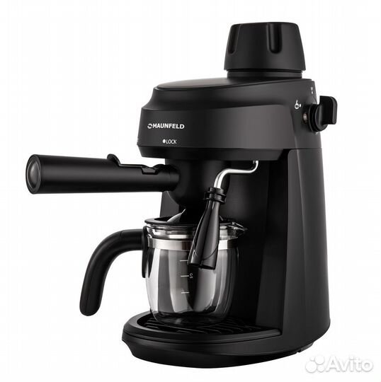 Кофемашина рожкового типа maunfeld MF-733BK
