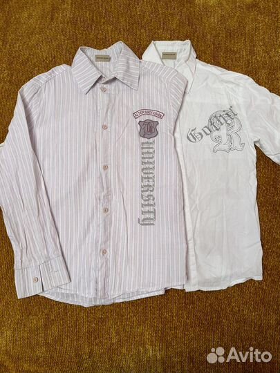 Рубашки 2 штуки для мальчика 1-4 класс
