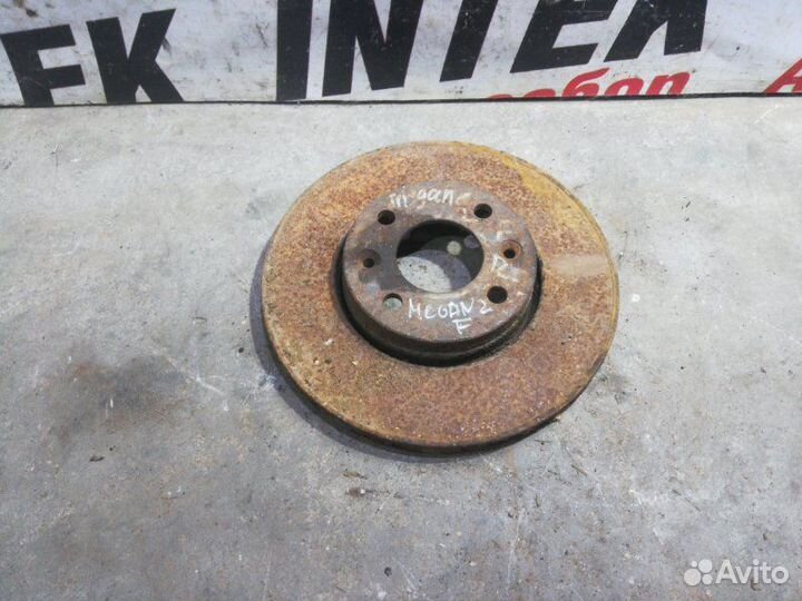Тормозной диск передний левый Renault Megane 2