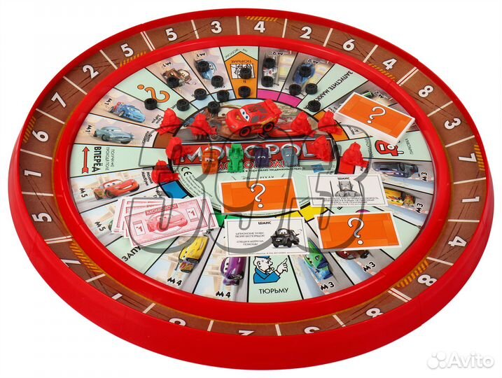 Настольная игра Монополия Тачки II (15292)