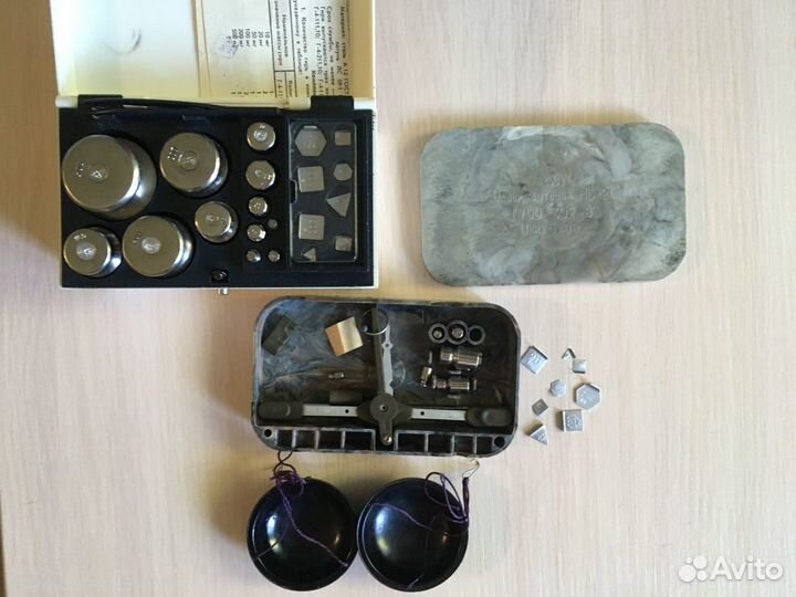 Набор гирек для весов + весы