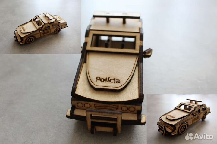 Машинка деревянная